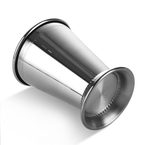 Stainless Steel Mint Julep Cups Set of 3, 12 Oz Cocktail Glasses for Derby & Parties