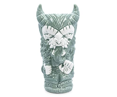 Krampus Ceramic Tiki Mug - 18oz Collectible Holiday Cocktail Cup