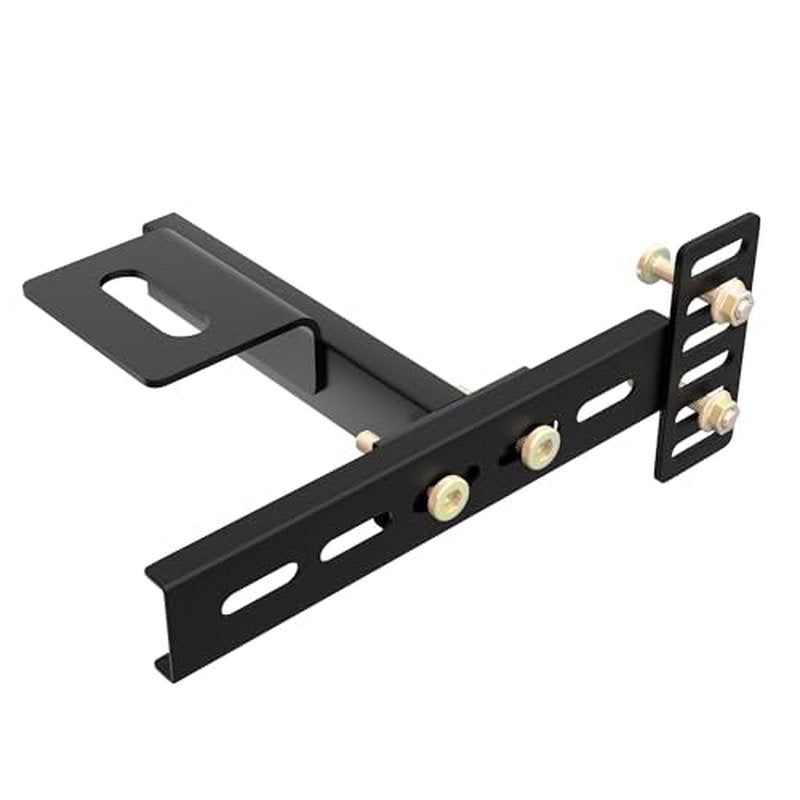 Ogonbrick Headboard Brackets Adjustable，Adjustable Headboard Bracket for Bed Frame Headboard Wall Mounting Brackets with Footboard Extension Kit Fit Matte Black