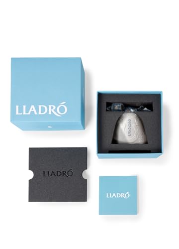 2025 Christmas Bell Ornament in Matte Porcelain with Blue Details