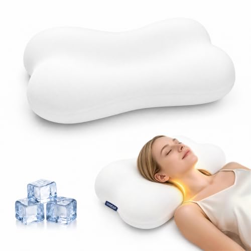 Cervical Neck Pillow for Sleeping - Ergonomic Memory Foam Support