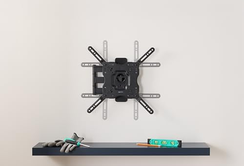 Amazon Basics Full Motion Articulating TV Wall Mount for 26-55 Inch TVs