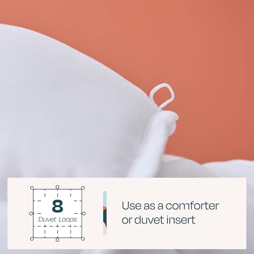 Linenspa All-Season Down Alternative Comforter & Duvet Insert - Queen White
