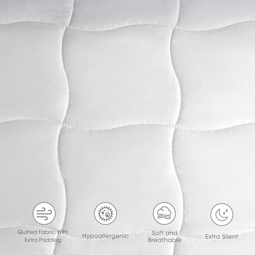 King Size Heated Mattress Pad with Dual Control & 4-Zone Heating