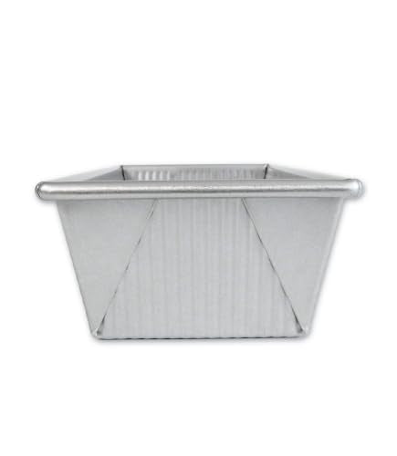 USA Pan 1 Pound Nonstick Bread Loaf Pan - 8.5 x 4.5 x 2.75 Inch Aluminum Bakeware