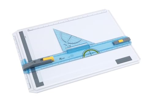 Portable Drafting Board with Parallel Bar and Multi-Tool Kit 14.5"x19.75"