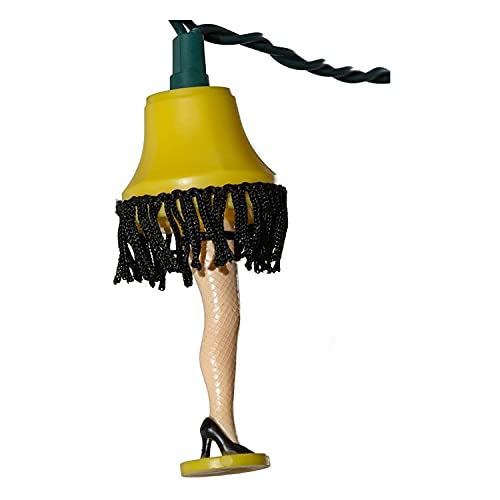 Christmas Story Leg Lamp String Lights - Indoor & Outdoor Holiday Decor