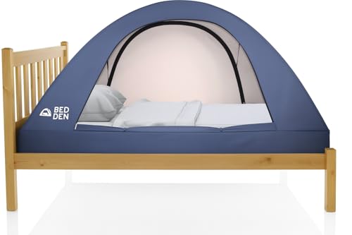 Foldable Privacy Bed Tent for Twin XL - Pop-Up Dorm Room Sleep Canopy