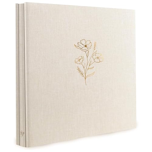 Large 4x6 Photo Album, 500 Capacity Linen Hardcover Memory Book