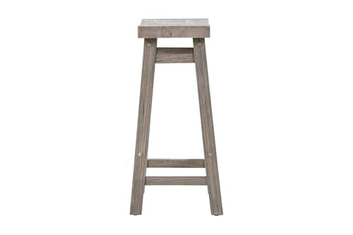 Boraam Sonoma Stool, Counter Height, Storm Grey Wire-Brush