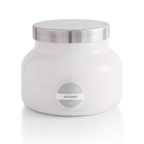 Volcano Scented Soy Wax Candle in Glass Jar - Tropical Fruit & Citrus (19 oz)
