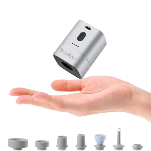 2-in-1 Portable Air Pump for Inflatables, USB-C Rechargeable