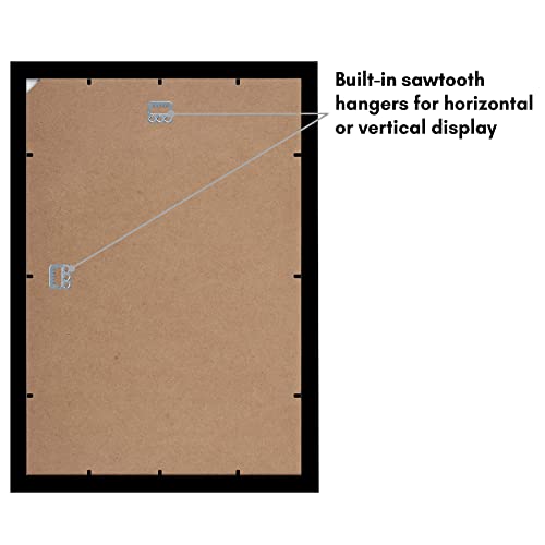 Americanflat 12x18 Black Poster Frame with Shatter-Resistant Glass