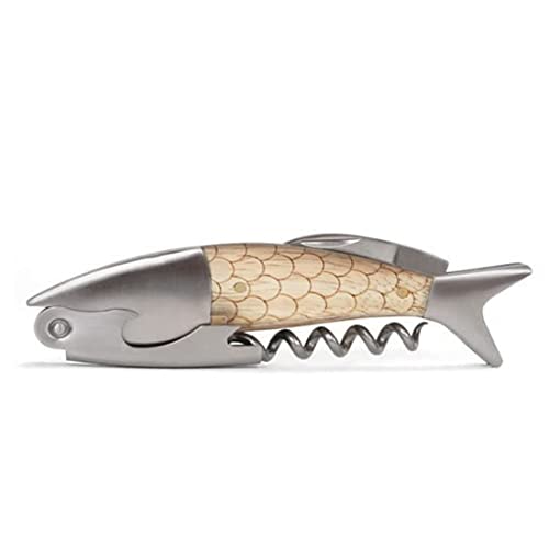 FAFAXOXO Unique Fish Corkscrew Wine Opener - Professional Waiters Bottle Opener