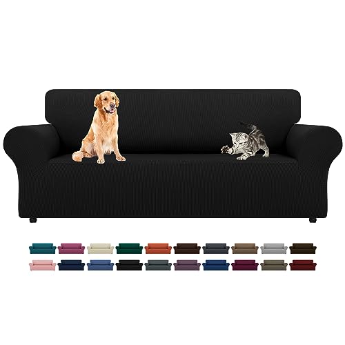 1-Piece Stretch Sofa Slipcover for 3 Cushion Couch - Furniture Protector
