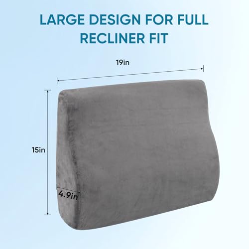 Ergonomic Lumbar Support Pillow for Recliners & Sofas