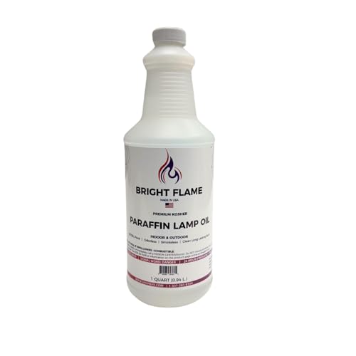99.5% Pure Paraffin Lamp Oil - Smokeless, Clean Burning, 1 Gallon
