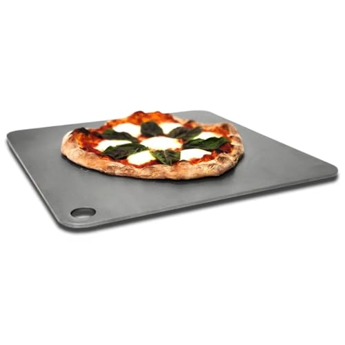 16" x 16" Pizza Steel - 1/4" Heavy Duty Baking Steel for Oven & Grill