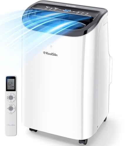 12,000 BTU Portable Air Conditioner for Rooms Up to 550 Sq Ft