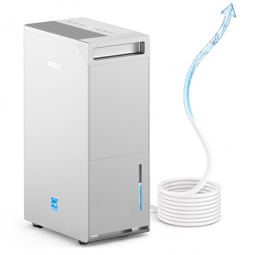 100 Pint Large Dehumidifier with Pump for Basement and Garage