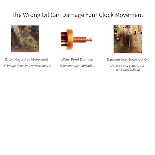Synthetic Clock Oil for Mechanical Movements – 15ml with Precision Needles