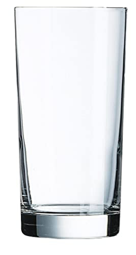 Arcoroc Precision Collins Glass Set of 12 - 12-Ounce, Sheer Rim, Made in USA
