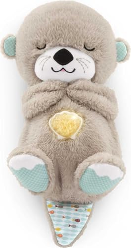 Plush Otter Baby Sound Machine with Breathing Motion & Calming Music