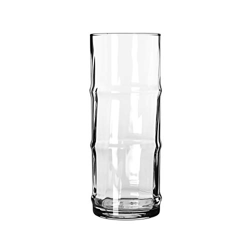 Libbey 16oz Bamboo-Style Cooler Glass - Set of 36, Upscale Bar & Restaurant Drinkware