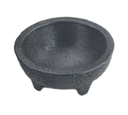 A-to-Z Supply 289-HS-NHS1008-CH Molcajete Chico, 4 oz., 3" Diameter x 1-1/2" Deep, Polypropylene, Charcoal Color, NSF Certified, Authentic Serving Bowl for Bars and Restaurants, 24 Pack