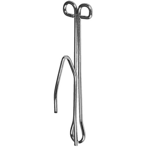 3-Inch Slip-On Curtain Hooks for Traverse Rods and I-Beam Tracks (14 Pack)
