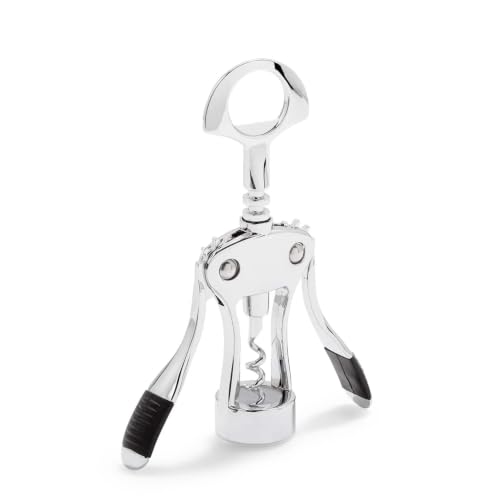 Sur La Table Winged Corkscrew - Silver, Easy-Use Double Lever Wine Opener
