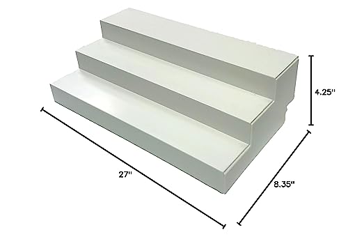 Dial Industries 3 Tier Adjustable Canned Goods Shelves for Kitchen Cabinet and Pantry Organization