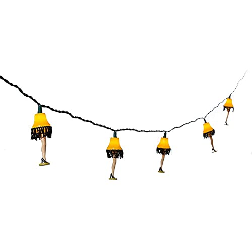 Christmas Story Leg Lamp String Lights - Indoor & Outdoor Holiday Decor