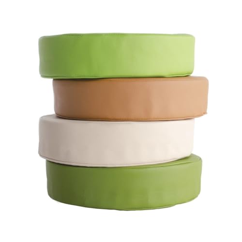 Washable Synthetic Rattan Poufs for Kids - Set of 4