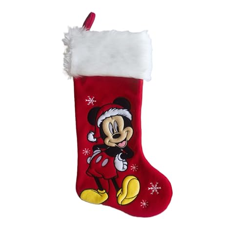 Wondapop Mickey Mouse Christmas Stocking - 20 Inch Holiday Decor