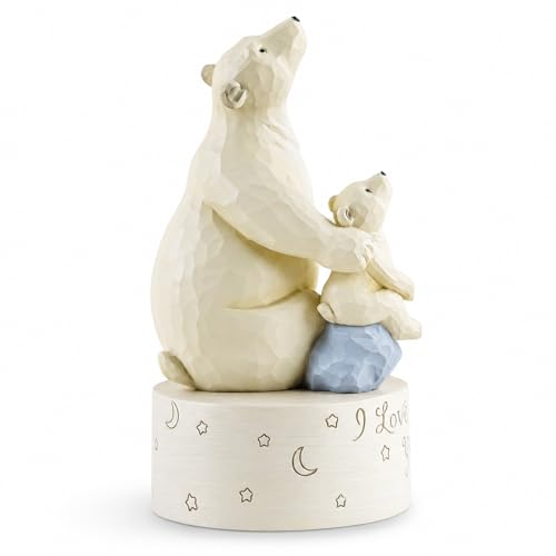 Polar Bear Music Box Figurine - Plays You Are My Sunshine Keepsake