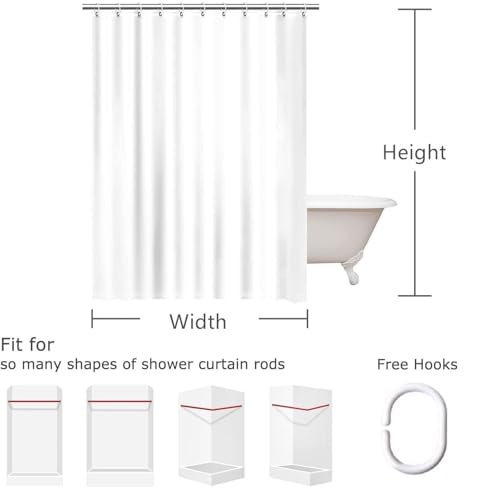 PZMPZM Highland Cow Christmas Shower Curtain 70x70 Inch Rustic Farmhouse Holiday