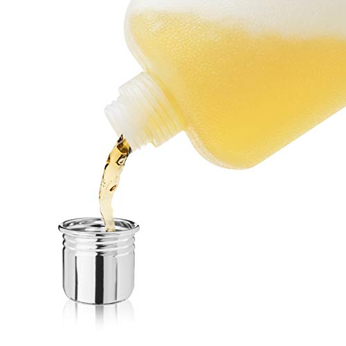 TRUE 10oz Plastic Flask with Discreet Aluminum Shot Cap - Travel & Party Ready