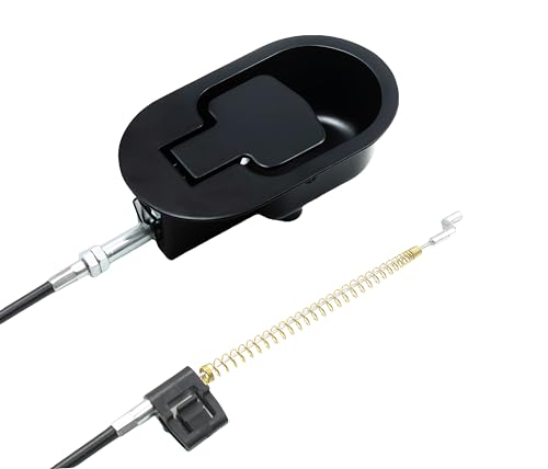 Universal Metal Recliner Release Handle with Cable (4.7-5.2 Inch Exposed)