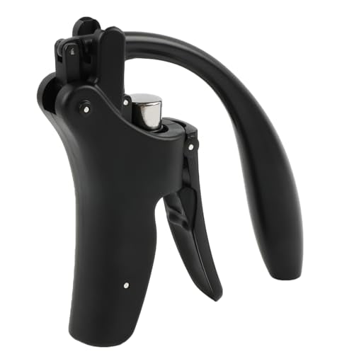 KEISSCO Vertical Lever Corkscrew Wine Opener with Foil Cutter & Extra Screw