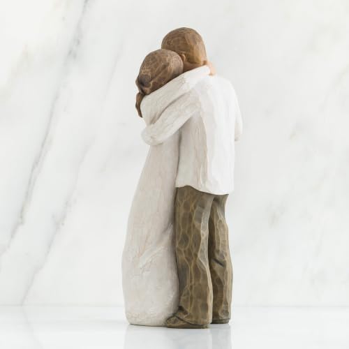 Promise Hand-Painted Resin Couple Figurine, 9-Inch Romantic Statue