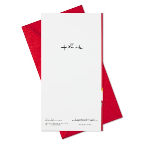 Hallmark Christmas Money Holder Cards 6-Pack with Snowmen & Santa Glitter Accents