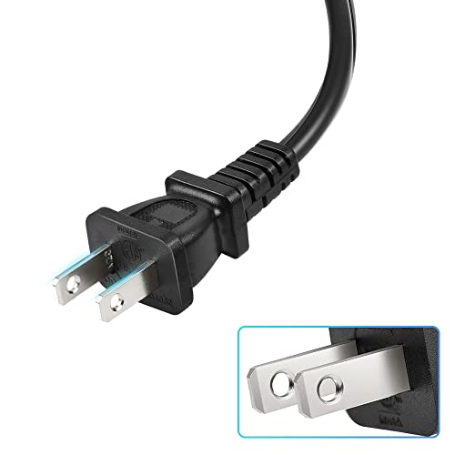 6ft Universal 2-Prong AC Power Cord for Recliners and Lift Chairs