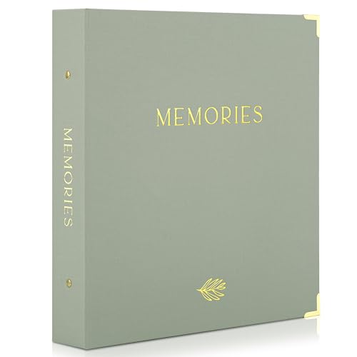 Large Linen Photo Album for 500 4x6 Photos - Hardcover Memory Keepsake Book