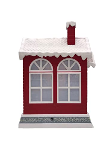 Victory Creative 10-Inch Christmas Santa Snow Globe with Music & USB Light