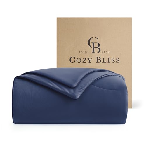 Cooling Comforter Twin Size - Reversible Lightweight Blanket for Hot Sleepers