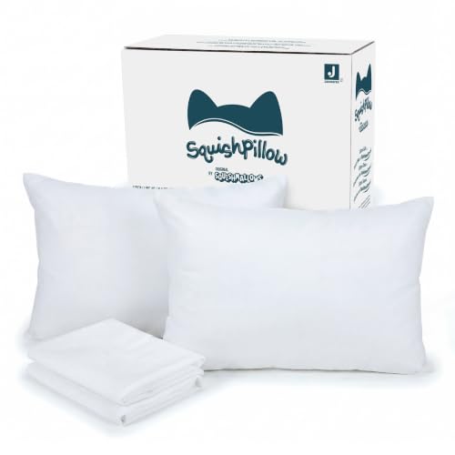 SquishPillow Standard Size Bed Pillow 2-Pack - Soft & Supportive