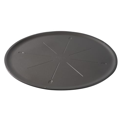 GoodCook Everyday Nonstick Steel Pizza Pan, 16", Cutting guide, Gray