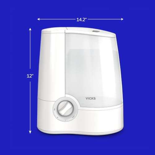 Vicks Warm Mist Humidifier 1 Gallon Tank for Medium to Large Rooms - 1 Count