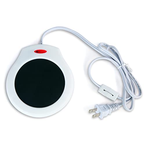 Aroma Diffuser Electric Mug Warmer for Coffee Tea Cocoa & Candles - White